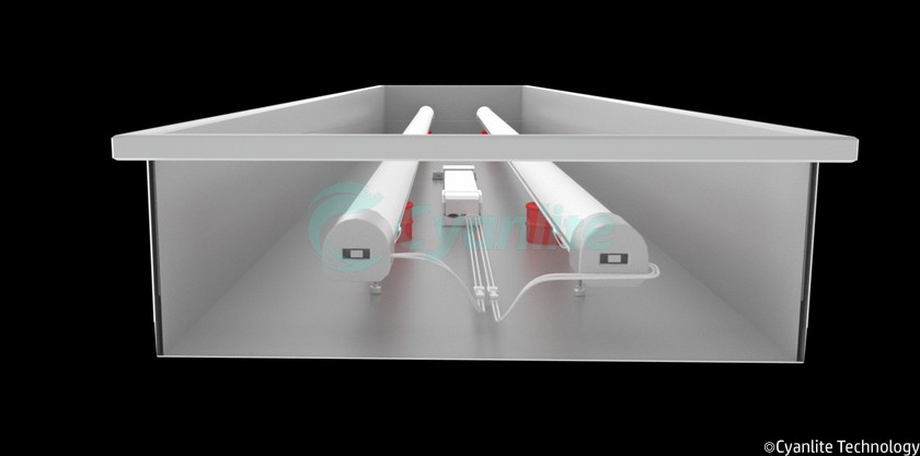 T5 T8 retrofit tube_Installation Situation 3_with obstacles on the existing fitting